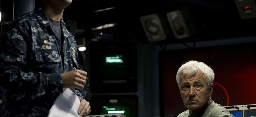 Defense Secretary Chuck Hagel is trying to exempt more civilians from furlough.