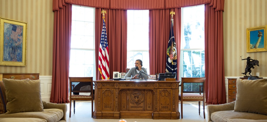 President Obama, making calls to troops on Thanksgiving, has room to move on Iran thanks to public memory of Iraq and Afghanistan, Nov. 28, 2013.