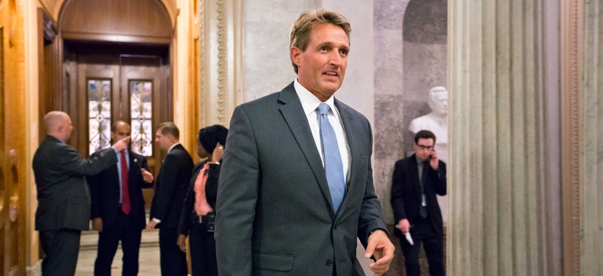 "The military is at a crossroads, fast growing benefits are threatening to displace investments in readiness of our armed services," Sen. Jeff Flake, R-Ariz. said.