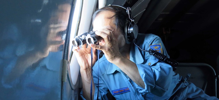 A Vietnamese Air Force Colonel assisting with the search for Malaysian Airlines flight 370