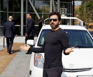 Google co-founder Sergey Brin exits a driverless car at Google headquarters in Mountain View, Calif., September 2012. Brin took the ride with state officials ahead of plans to figure out how to integrate driverless cars onto public roads. Google co-founder Sergey Brin exits a driverless car at Google headquarters in Mountain View, Calif., September 2012. Brin took the ride with state officials ahead of plans to figure out how to integrate driverless cars onto public roads.
