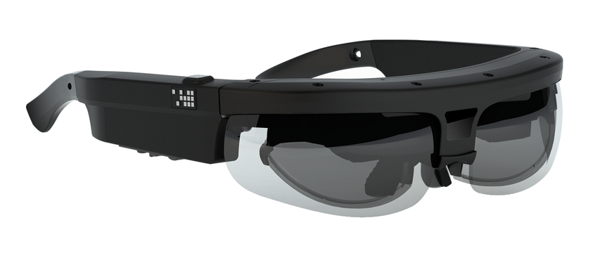 A picture of the Osterhout Design Group's X-6 glasses.