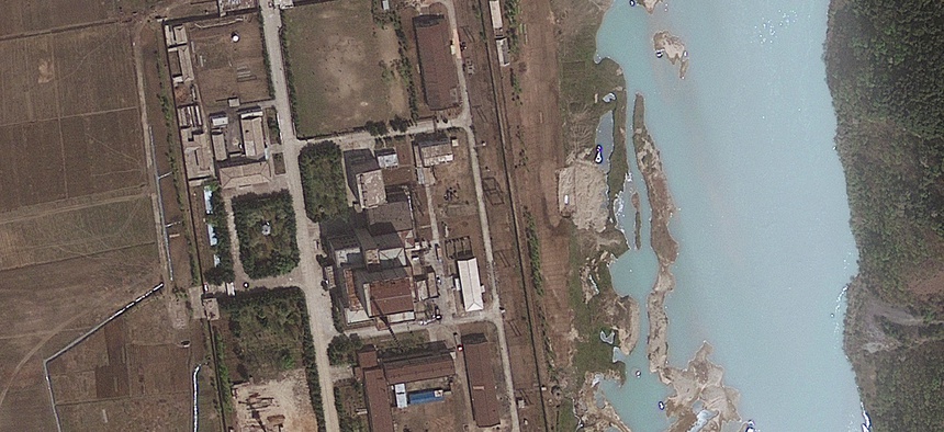 A May 16, 2012, file photo of the Yongbyon nuclear facility in North Korea.