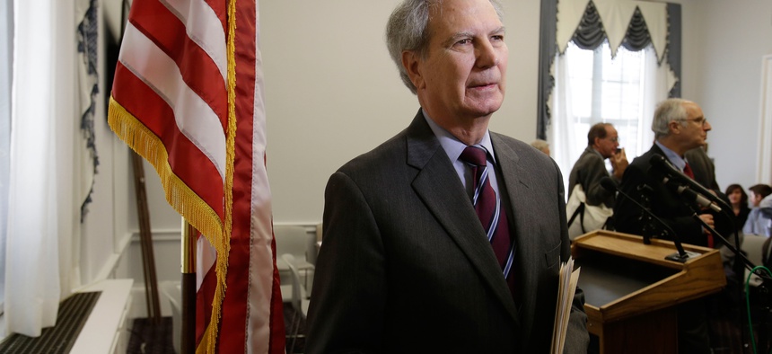 Rep. Walter Jones, R-N.C., pictured here in Washington, D.C., on Dec. 19, 2012, is among the lawmakers who called the Obama administration’s Overseas Contingency Operations funding request a “slush fund" Wednesday on Capitol Hill.