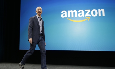 Amazon CEO Jeff Bezos introduces the new Amazon Fire Phone during an event in Seattle. Amazon CEO Jeff Bezos introduces the new Amazon Fire Phone during an event in Seattle.