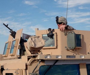 Soldiers use the Objective Gunner Protection Kit mounted on an M114 Humvee in Iraq. The OGPK was named one of the Army's 10 Greatest Inventions for 2007. Rock Island Arsenal produced approximately 28,000 OGPKs. Soldiers use the Objective Gunner Protection Kit mounted on an M114 Humvee in Iraq. The OGPK was named one of the Army's 10 Greatest Inventions for 2007. Rock Island Arsenal produced approximately 28,000 OGPKs.