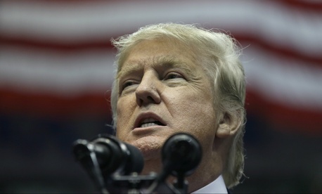 Republican presidential candidate Donald Trump speaks to supporters during a campaign event in Dallas, Monday, Sept. 14, 2015. Republican presidential candidate Donald Trump speaks to supporters during a campaign event in Dallas, Monday, Sept. 14, 2015.