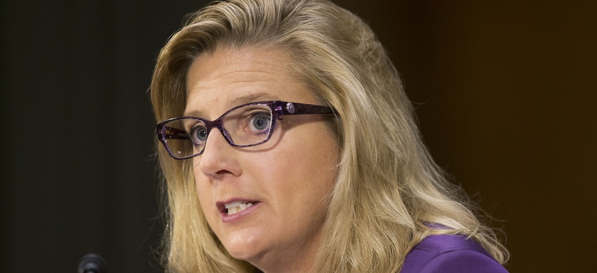 U.S. Defense Undersecretary Christine E. Wormuth testifies before the Senate Armed Services Committee on Sept. 16, 2015.