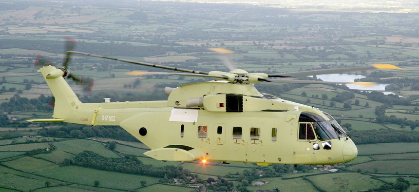 A VH-71 helicopter