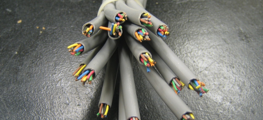 Network cables.