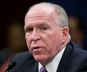 CIA Director John Brennan testifies on Capitol Hill in Washington, Thursday, Sept. 10, 2015, before the House Intelligence Committee hearing on on cyber attacks. CIA Director John Brennan testifies on Capitol Hill in Washington, Thursday, Sept. 10, 2015, before the House Intelligence Committee hearing on on cyber attacks.