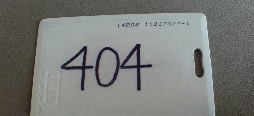 An HID security keycard.