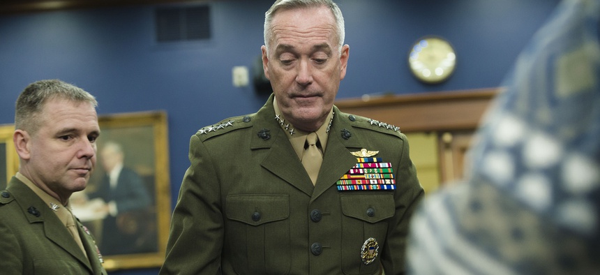 Gen. Joseph Dunford, chairman of the Joint Chiefs of Staff, in the House Appropriations Committee, Feb. 25, 2016.