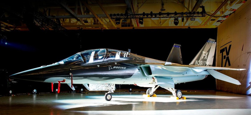 Boeing partnered with Swedish company Saab to design their candidate for the Air Force's next advanced trainer aircraft.