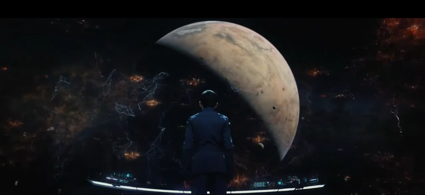 Still Shot from ENDERS GAME