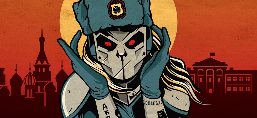 A Crowdstrike Illustration of the FANCY BEAR group believed to be linked to the Russian military intelligence service.