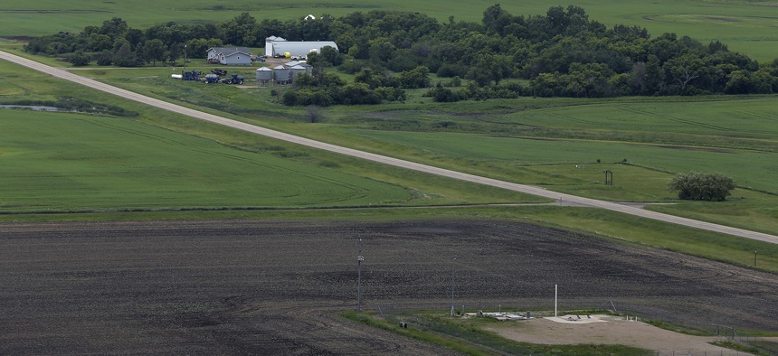 Nuclear missile sites are scattered across the American heartland, like this ICBM launch site in Minot, N.D.