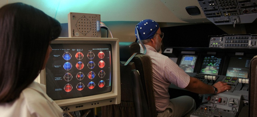 2009 photo from the Human Engineering Methods (HEM) Research Lab.