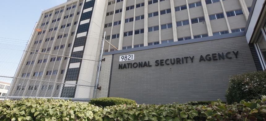 This Sept. 19, 2007 file photo shows the National Security Agency building at Fort Meade, Md.