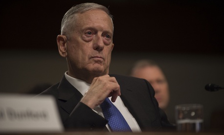 Defense Secretary Jim Mattis provides testimony on the Fiscal Year 2018 National Defense Authorization Budget Request from the Department of Defense to members of the Senate Committee on Armed Services in the Dirksen Senate Office Building in Washington D Defense Secretary Jim Mattis provides testimony on the Fiscal Year 2018 National Defense Authorization Budget Request from the Department of Defense to members of the Senate Committee on Armed Services in the Dirksen Senate Office Building in Washington D