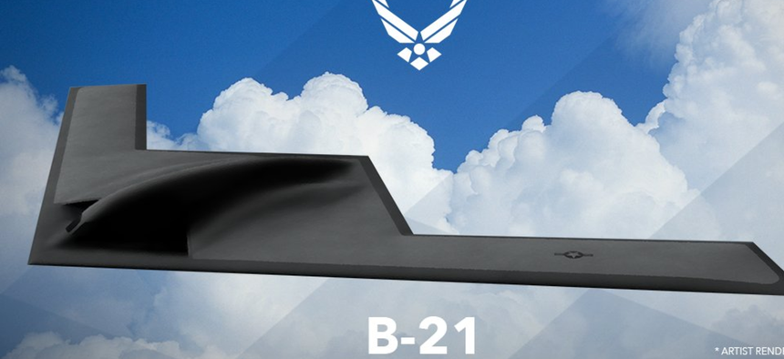 U.S. Air Force artist rendering of B-21 Raider