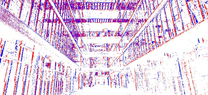 Event camera image from the University of Zurich