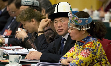 Chinese officials warned of global extremism, as delegates from Xinjiang met during the National People's Congress in Beijing, March 12, 2017. Chinese officials warned of global extremism, as delegates from Xinjiang met during the National People's Congress in Beijing, March 12, 2017.