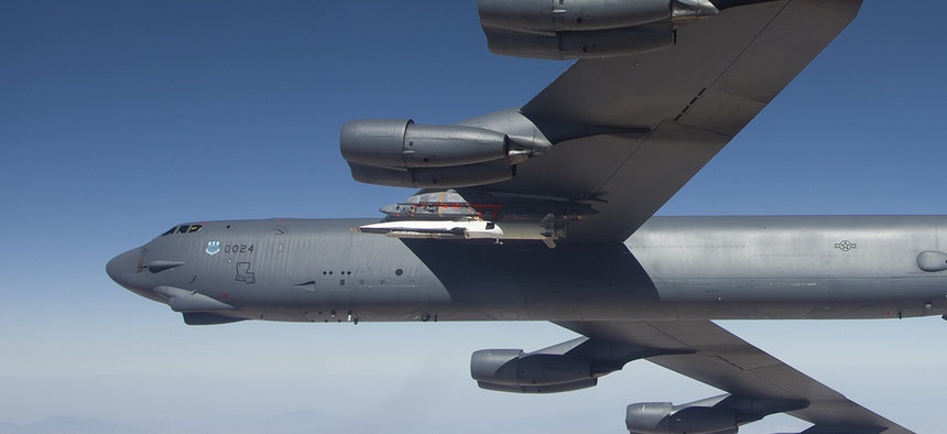 The X-51A Waverider flew its fourth and final mission May 1 over the Point Mugu Naval Air Warfare Center Sea Range May 1, 2013.