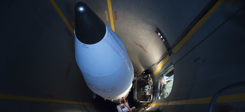 A Ground-Based Interceptor at Fort Greely, Alaska.