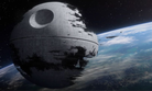 The second Death Star orbits the forest moon of Endor in a promotional image from the Star Wars Battlefront II game.