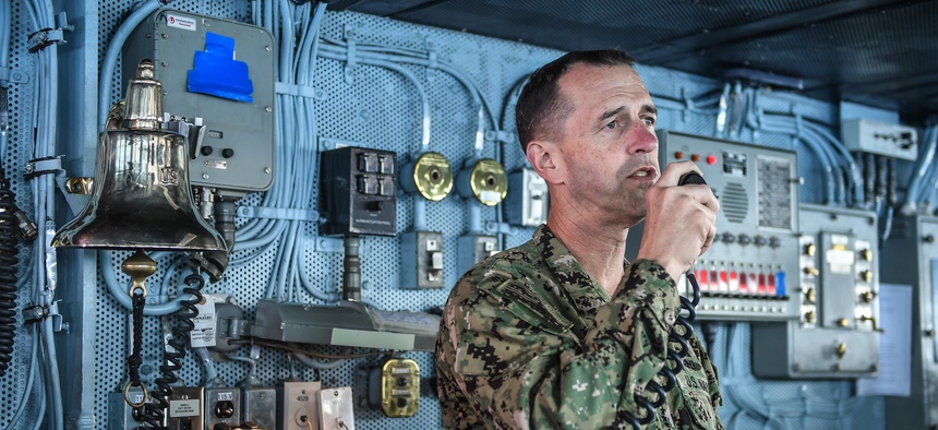 Last March, Chief of Naval Operations Adm. John Richardson warned top officers and civilian officials against talking too openly with the press.