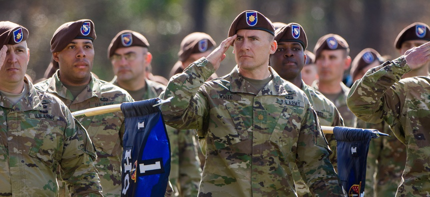 A key defense lawmaker is calling for the U.S. Army to assign one of its new Security Force Assistance Brigades, pictured here, to U.S. Africa Command.