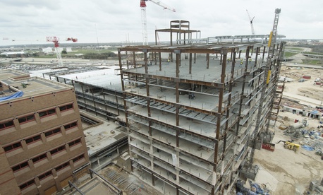 Construction of San Antonio Military Medical Center's consolidated tower as result of 2005 BRAC plans, March 2010. Construction of San Antonio Military Medical Center's consolidated tower as result of 2005 BRAC plans, March 2010.