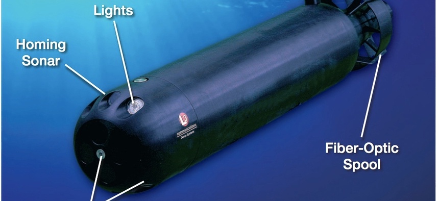 L3’s Remora autonomous underwater vehicle.