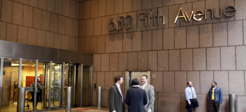 This Fith Avenue skyscraper in New York City, owned by a shell company, was used by Iran to launder money and evade U.S. sanctions.