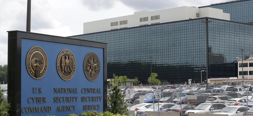 National Security Agency headquarters at Fort Meade, Maryland.