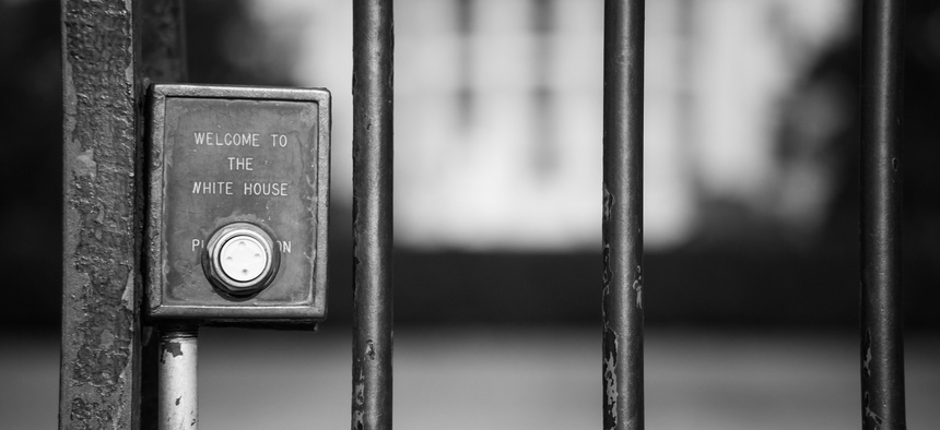 White House doorbell, 2015