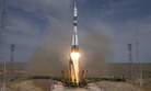 The Soyuz-FG rocket booster with Soyuz MS-09 space ship carrying a new crew to the International Space Station, ISS, blasts off at the Russian leased Baikonur cosmodrome, Kazakhstan, Wednesday, June 6, 2018. 