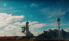 The February 2018 launch of the SpaceX Falcon Heavy rocket.