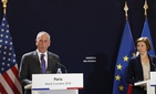 U.S Defense Secretary Jim Mattis, left, and French counterpart Florence Parly attend a joint press conference in Paris, Turesday, Oct.2, 2018. U.S Defense Secretary Jim Mattis, left, and French counterpart Florence Parly attend a joint press conference in Paris, Turesday, Oct.2, 2018.
