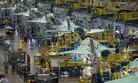 The F-35 production line in Fort Worth, Texas.