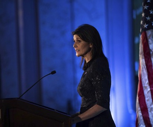 U.S. Ambassador Nikki Haley speaks during the Hudson Institute's 2018 Award Gala Monday, Dec. 3, 2018, in New York. U.S. Ambassador Nikki Haley speaks during the Hudson Institute's 2018 Award Gala Monday, Dec. 3, 2018, in New York.