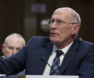 Director of National Intelligence Daniel Coats testifies before the Senate Intelligence Committee on Capitol Hill in Washington Tuesday, Jan. 29, 2019. 