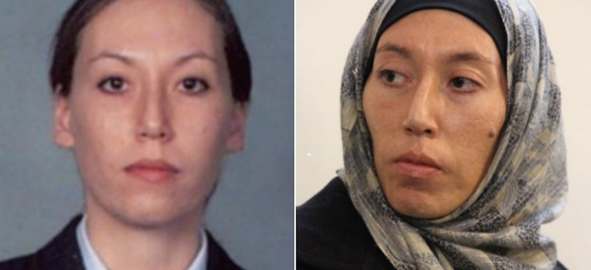Monica Elfriede Witt, a former Air Force intelligence officer, charged on Wednesday with spying for Iran.