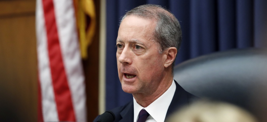 Then House Armed Services Committee Chairman Mac Thornberry, R-Texas, speaks during a hearing on the FY2019 budget April 12, 2018.