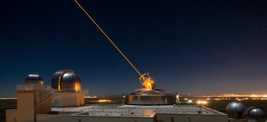 The Sodium Guidestar at the Air Force Research Laboratory Directed Energy Directorate's Starfire Optical Range.