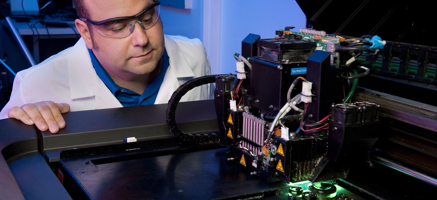 The Pentagon is increasing its funding request for research and engineering this year.
