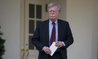 John Bolton, Trump's national security advisor, at the White House on Apr. 30, 2019. Bolton announced via email later that week a US aircraft carrier, ships and bombers would shift toward Iran, sparking fears of conflict.