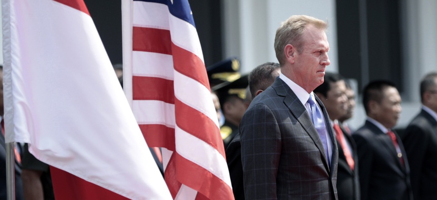 Acting U.S. Secretary of Defense Patrick Shanahan in Jakarta, Indonesia, May 30, 2019.
