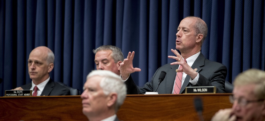 Ranking Member Mac Thornberry, D-Texas, speaks.